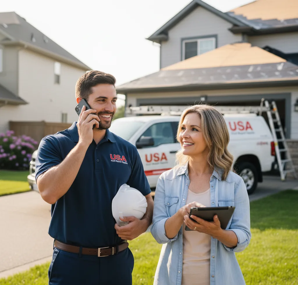 USA Roof Repair Experts customer support in Raeford